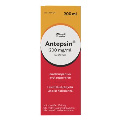 ANTEPSIN 200 mg/ml 200 ml oraalisuspensio