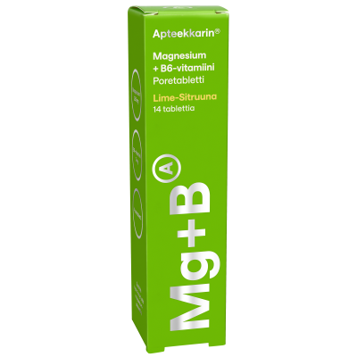 Apteekkarin Magnesium+ B6 poretabl 14 kpl