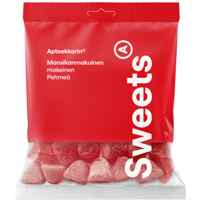 Apteekkarin pehmeä mansikkamakeinen 60 g