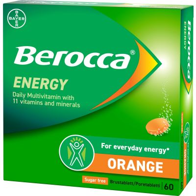 Berocca Energy Orange poretabletti 60 kpl