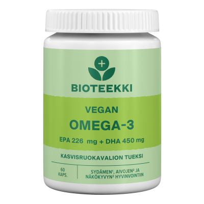 Bioteekki Vegan Omega-3 60 kaps