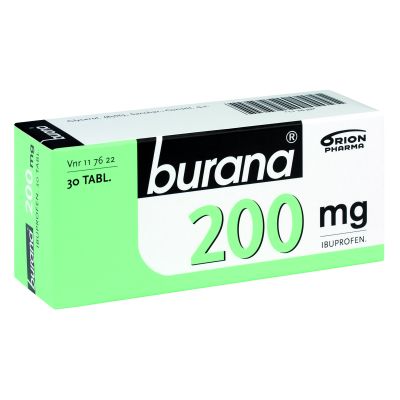 BURANA tabletti, kalvopäällysteinen 200 mg 30 fol