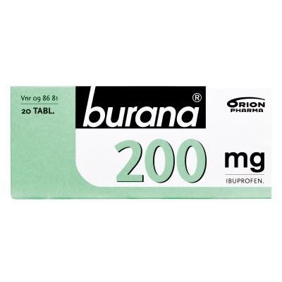 BURANA tabletti, kalvopäällysteinen 200 mg 20 fol