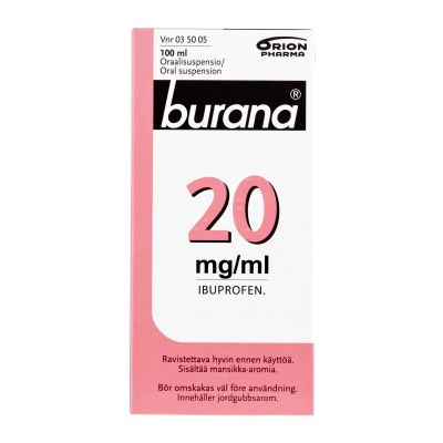 BURANA 20 mg/ml 100 ml oraalisuspensio