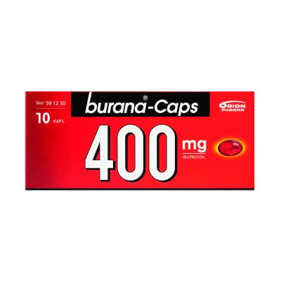BURANA-CAPS 400 mg 10 fol kapseli, pehmeä