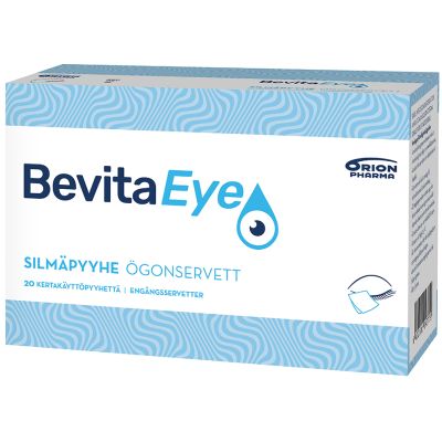 Bevita Eye silmäpyyhe 20 kpl