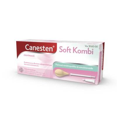 CANESTEN SOFT KOMBI 500 mg + 10 mg/g 1 + 20 g emulsiovoide + emätinpuikko, kapse