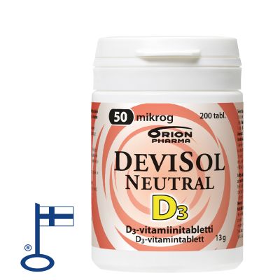 Devisol Neutral 50 mikrog nielt&auml;v&auml; 200 tabl