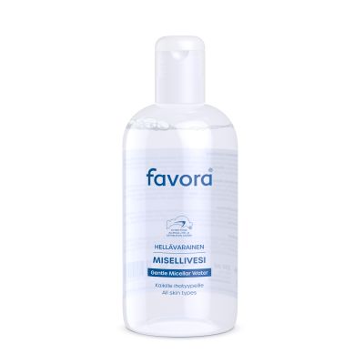 Favora hell&auml;varainen misellivesi puhdistusvesi 250 ml