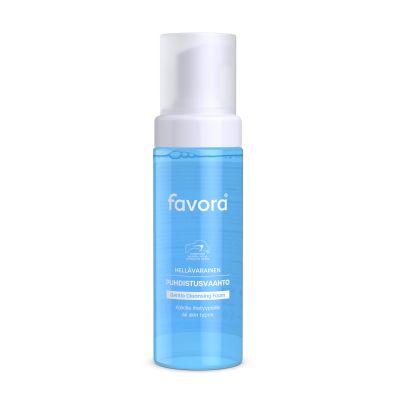 Favora hell&auml;varainen puhdistusvaahto neste 150 ml