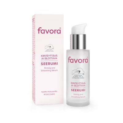 FAVORA KIINTEYTT&Auml;V&Auml; JA SILOTTAVA SEERUMI 30 ML