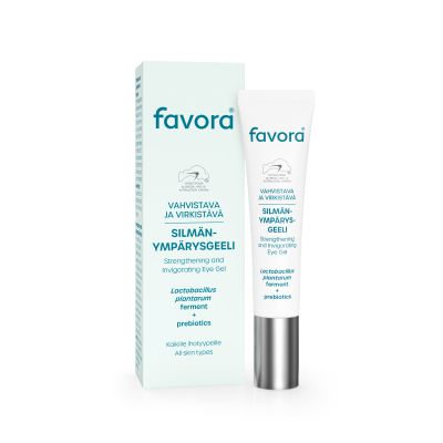 FAVORA VAHVISTAVA JA VIRKIST&Auml;V&Auml; SILM&Auml;NYMP&Auml;RYSGEELI 15 ML