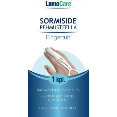 Lumocare Sormiside pehmusteella koko L (10cm) 1 kpl