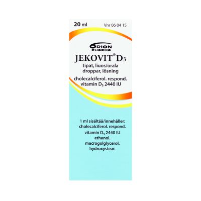 JEKOVIT D3 2440 IU/ml 20 ml tipat, liuos