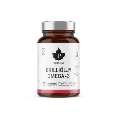 Puhdistamo Krilliöljy Omega-3 60 kap