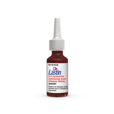 LASTIN 0,13 mg/annos 10 ml nenäsumute, liuos