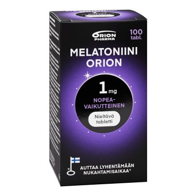 Melatoniini Orion 1 mg nieltävä 100 TABL