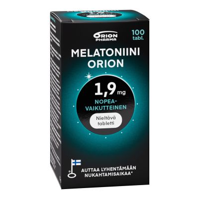 Melatoniini Orion 1,9 mg nieltävä 100 tabl
