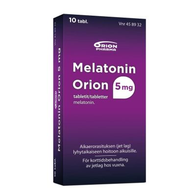 MELATONIN ORION tabletti 5 mg 10 fol