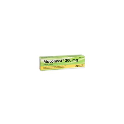 MUCOMYST poretabletti 200 mg 25 kpl