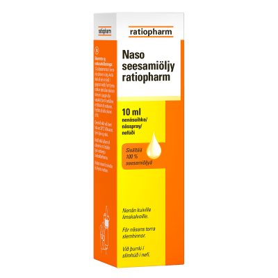 Naso seesamiöljy ratiopharm spray 10 ml