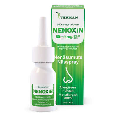 NENOXIN nenäsumute, suspensio 50 mikrog/annos 140 annosta