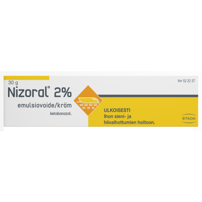 NIZORAL 2 % 30 g emulsiovoide