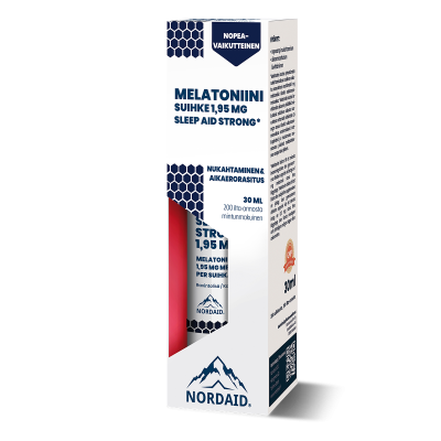 Nordaid Sleep Aid Strong 1,95 mg Melatoniinisuihke 30 ml