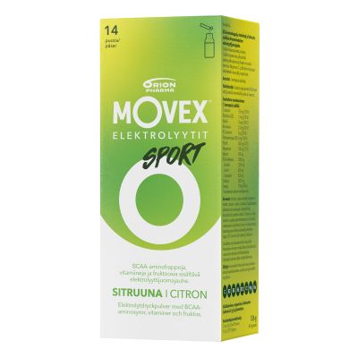 Movex Elektrolyyttijuomajauhe Sport 14 annospussia