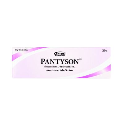 PANTYSON 10/20 mg/g 100 g emulsiovoide