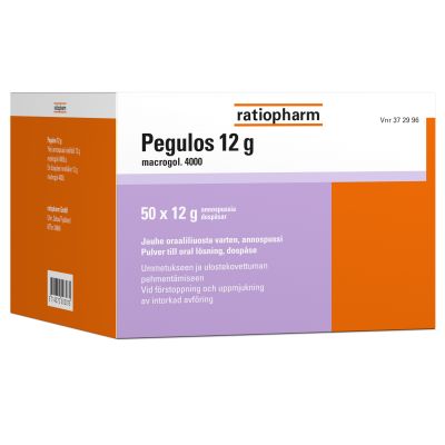 PEGULOS 12 g 50 x 12 g jauhe oraaliliuosta varten, annospussi