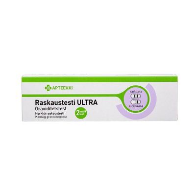 APTEEKKI Raskaustesti Ultra 2 kpl