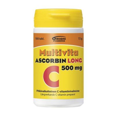 MULTIVITA ASCORBIN LONG 500 MG 100 TABL