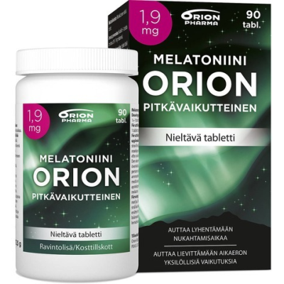 MELATONIINI ORION 1,9 MG PITKÄVAIK. 90 TABL