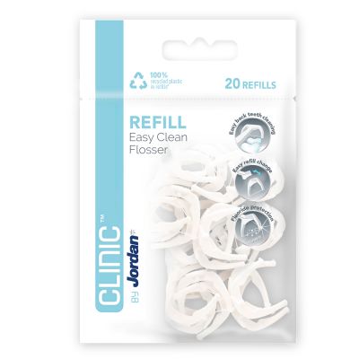 Clinic by Jordan Easy Clean Flosser Refill täyttöpakkaus 20 kpl