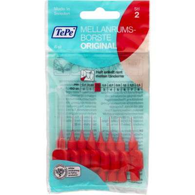 TePe hammasväliharja Original 0,5 mm 8 kpl