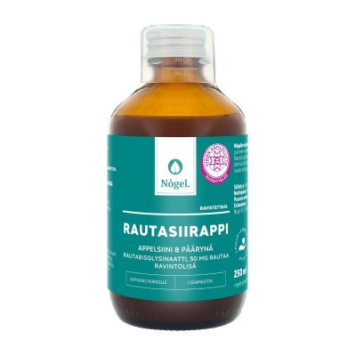 Nogel Rautasiirappi 50 mg/15 ml 250 ml