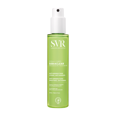 SVR Sebiaclear spray corps epäpuhtauksia hoitava suihke vartalolle 150 ml