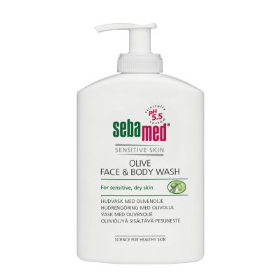Sebamed Olive Face&Body wash pesuneste pumppupullo 300 ml