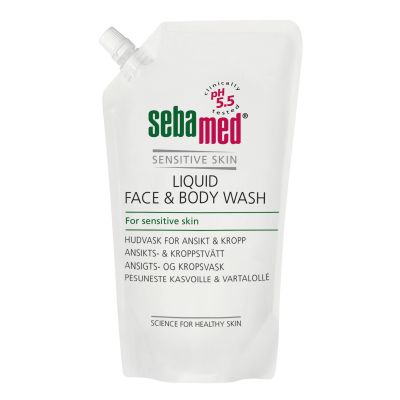 Sebamed Face&Body Wash pesuneste t&auml;ytt&ouml;pussi 1000 ml
