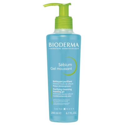 Bioderma Sebium Gel Moussant cleansing pump 200 ml