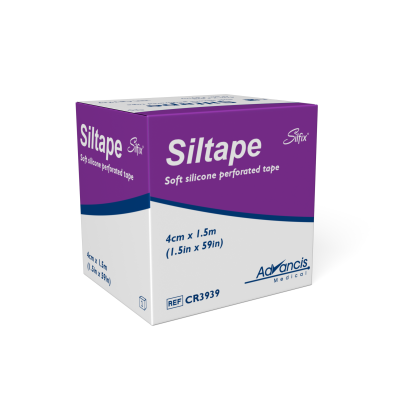 Siltape lääkinnällinen silikoniteippi 4 cm x 1.5 m 1 kpl