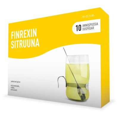 FINREXIN SITRUUNA 350/30/300 mg 10 x 5 g jauhe