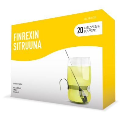 FINREXIN SITRUUNA 350/30/300 mg 20 x 5 g jauhe