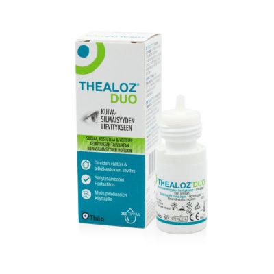 Thealoz Duo silm&auml;tippa, s&auml;ilytysaineeton 10 ml