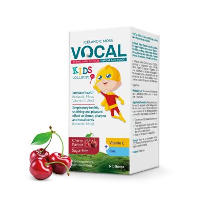 Vocal Kids kirsikka tikkari 6 kpl