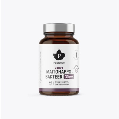 Puhdistamo Vahva Maitohappobakteeri 30mrd. 60 kaps