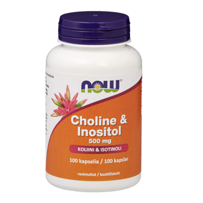 NOW Foods Choline & Inositol 500 mg 100 kaps