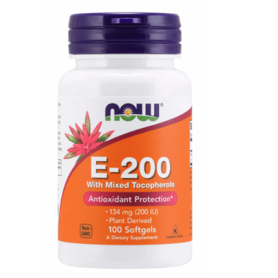 NOW Foods E-200 100 kaps