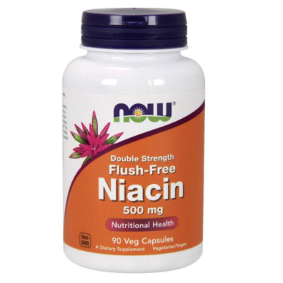 NOW Foods Flush Free Niacin 500 mg 90 kaps